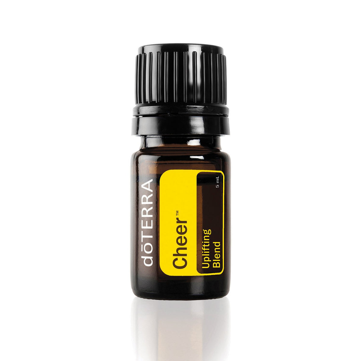 doTERRA Cheer bottle in diffuser for an uplifting room ambiance.