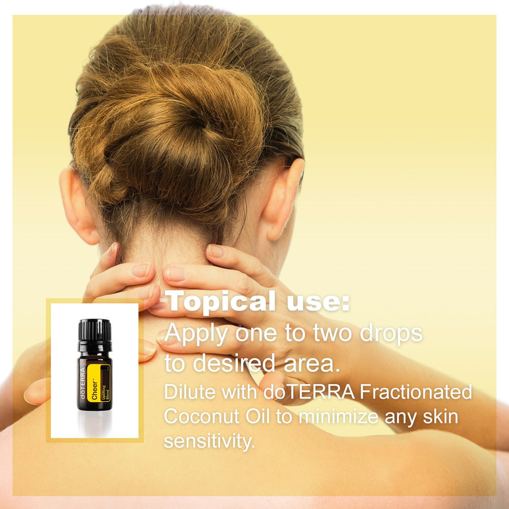 diffuser releasing doTERRA Cheer aroma to brighten a space.
