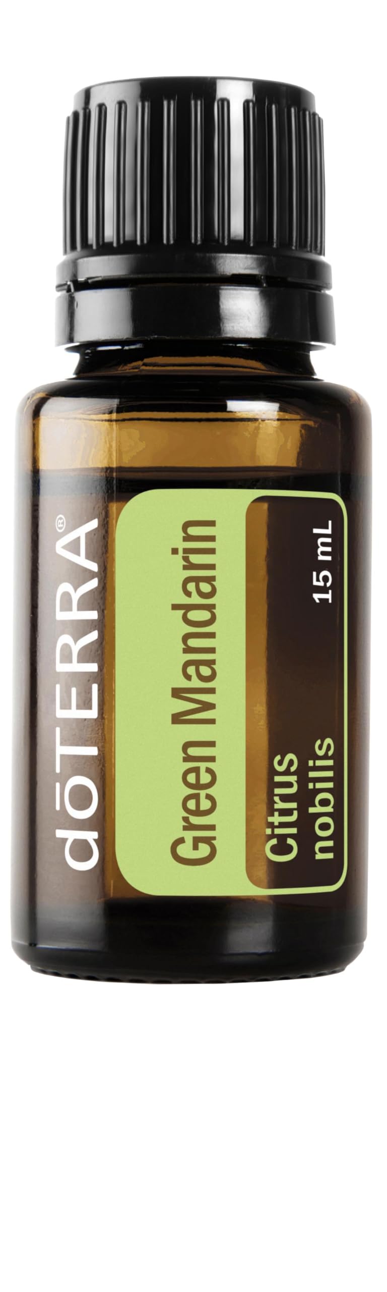 doTERRA Green Mandarin 15 mL bottle with bright aroma for mood uplift and diffusion