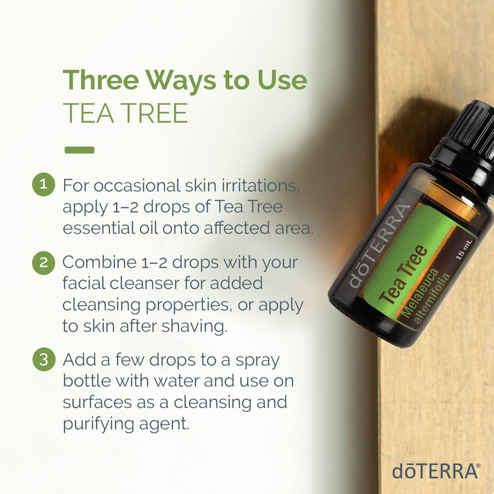 doTERRA Melaleuca oil diffuser setup ready to refresh air with a clean aroma.
