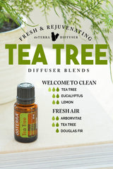 doTERRA Melaleuca oil applied to skin for a soothing cleansing routine.