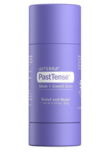 doTERRA PastTense Stick with Sweet Gum on the forehead and temples for soothing tension