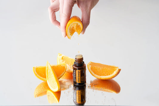 doTERRA Wild Orange diffuser blend setup inviting uplifting scent in any room