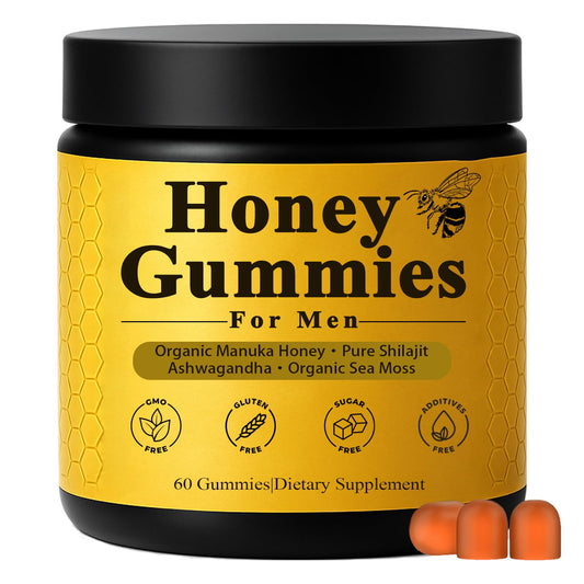 Dotkara Honey Gummies package front, a daily energy booster.
