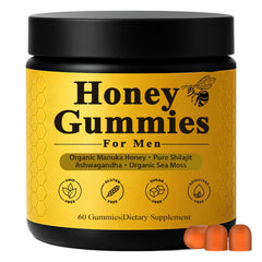 Dotkara Honey Gummies package front, a daily energy booster.