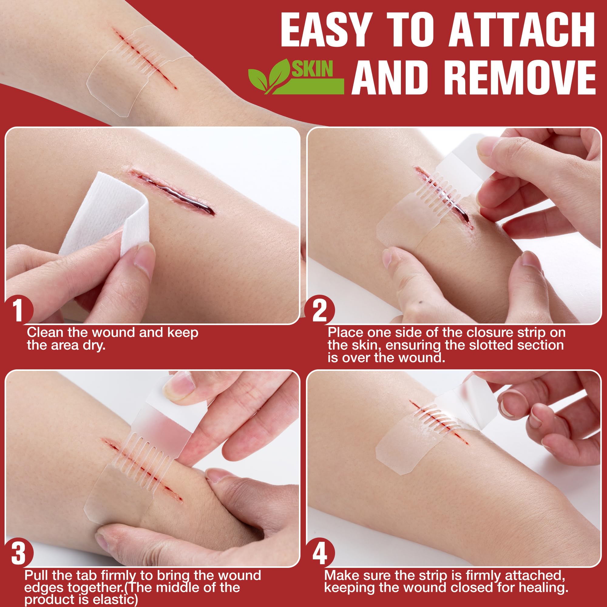 Dotodo easy apply butterfly bandages simplify home first aid tasks.