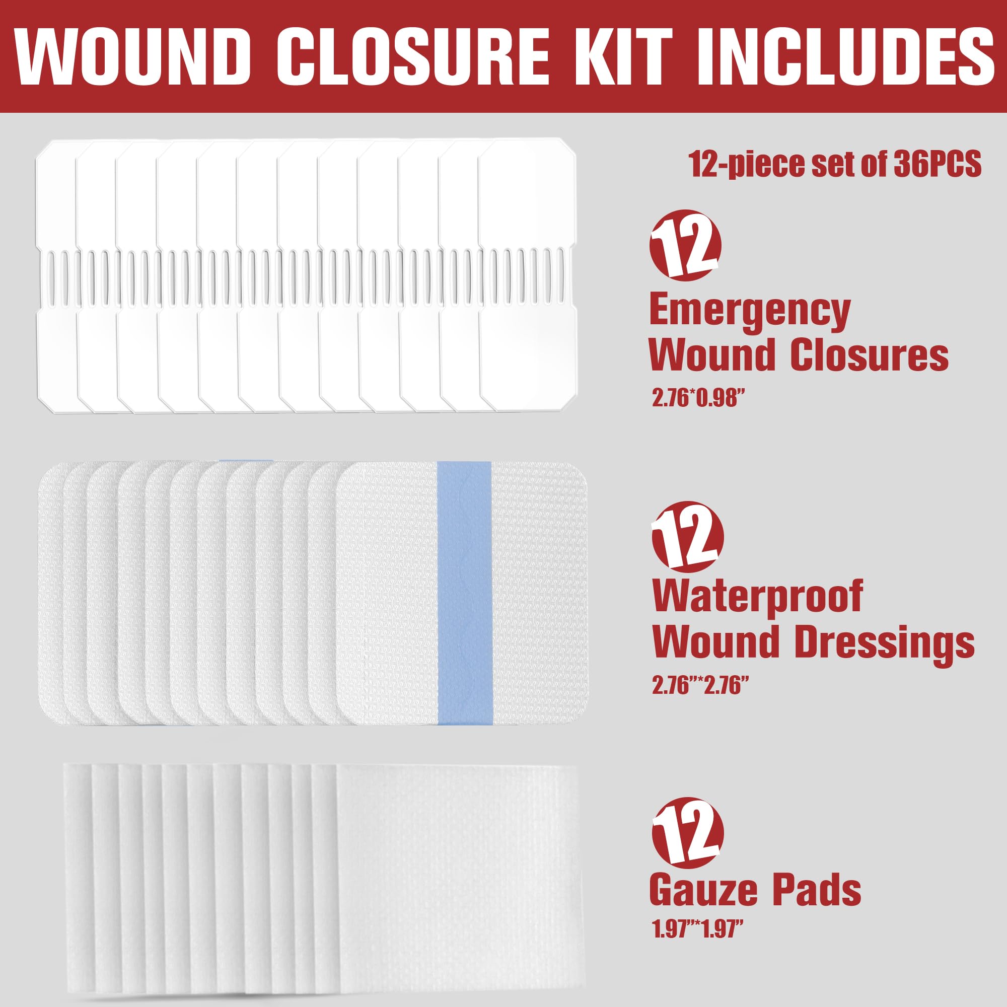 Dotodo waterproof dressings protect wounds during activities and weather.
