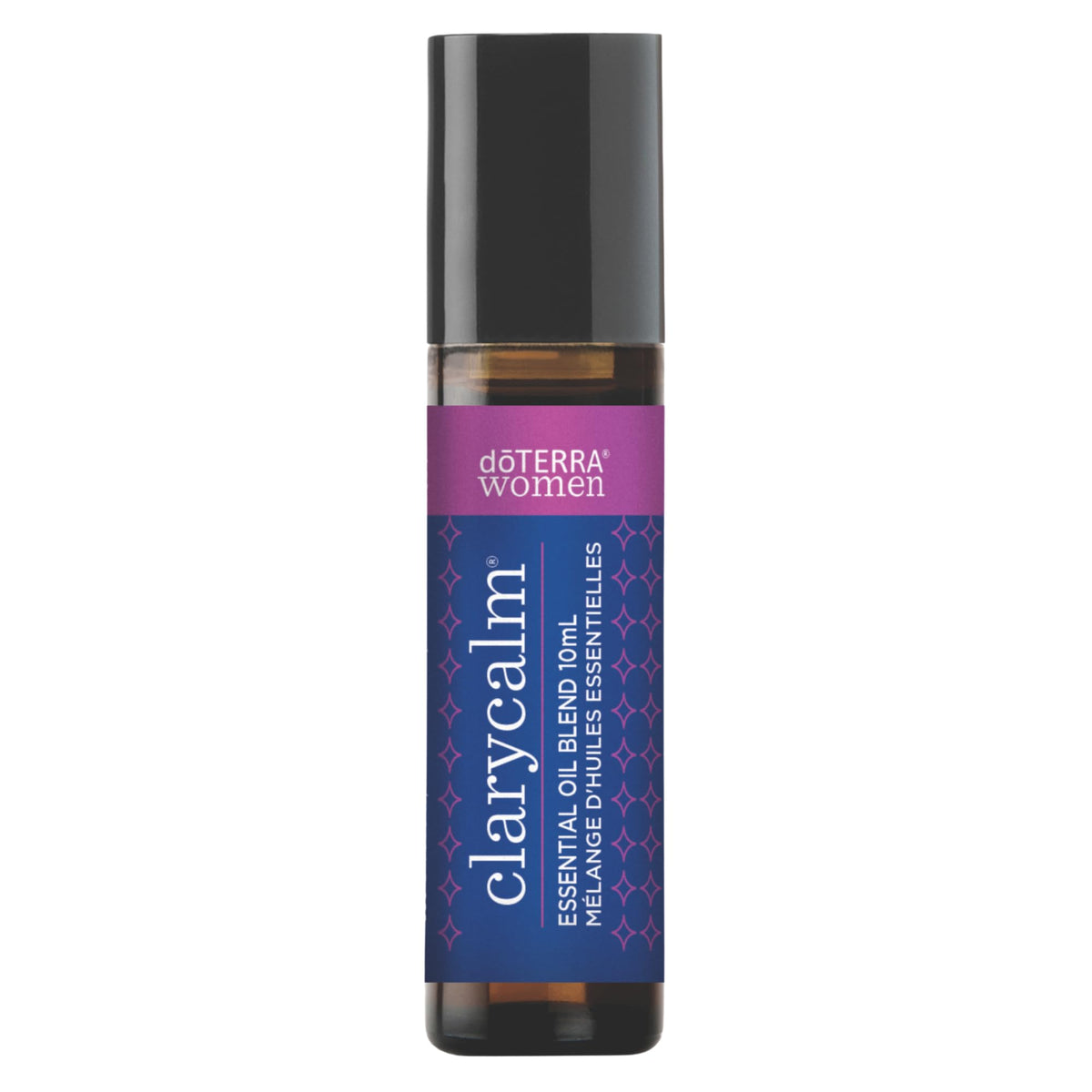 doTERRA Clary Calm bottle close-up for bedtime relaxation