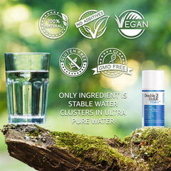 Double Helix Water 3-pack front label for easy daily use and storage