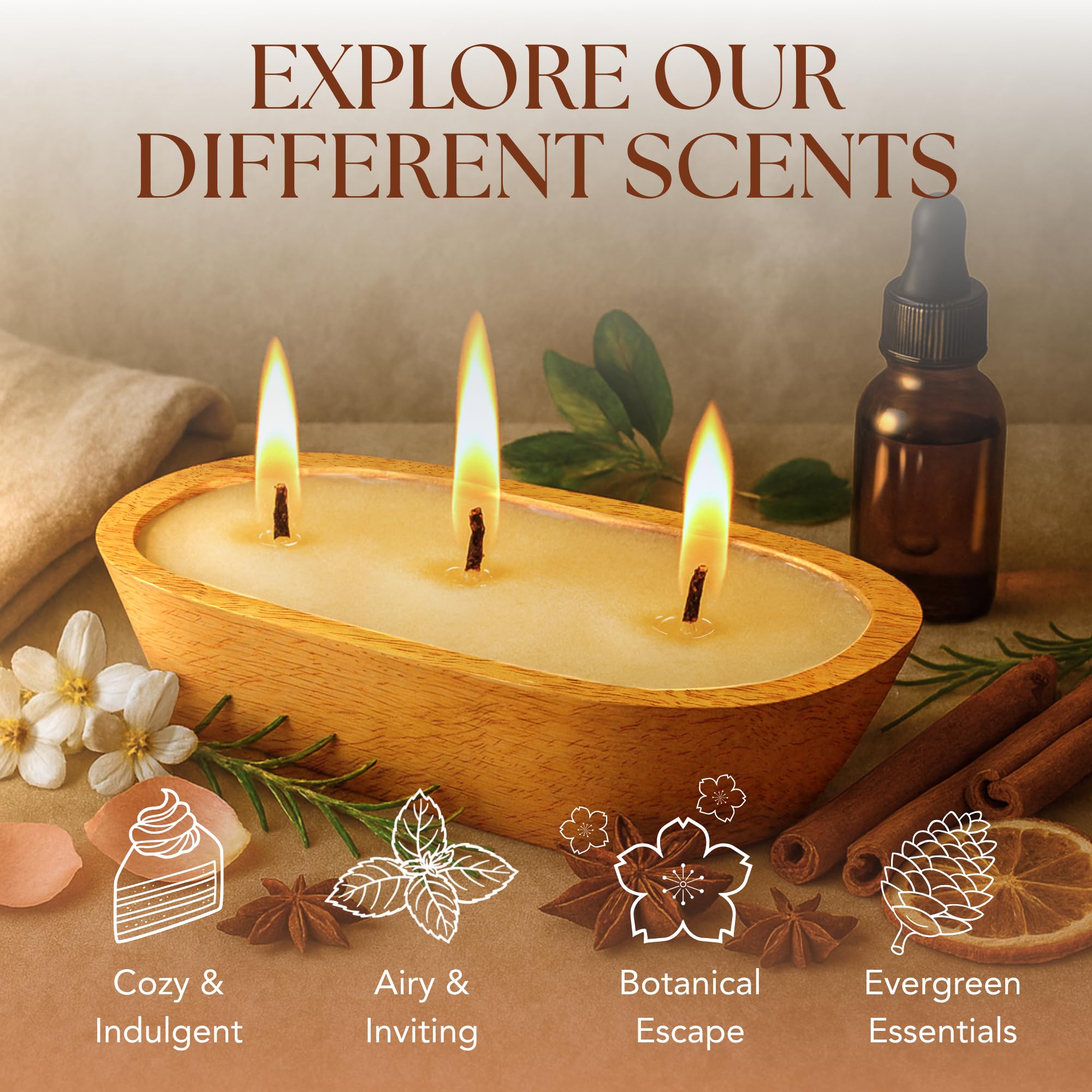 Dough Bowl Candle Co. 20oz soy wax candle offering long-lasting aroma