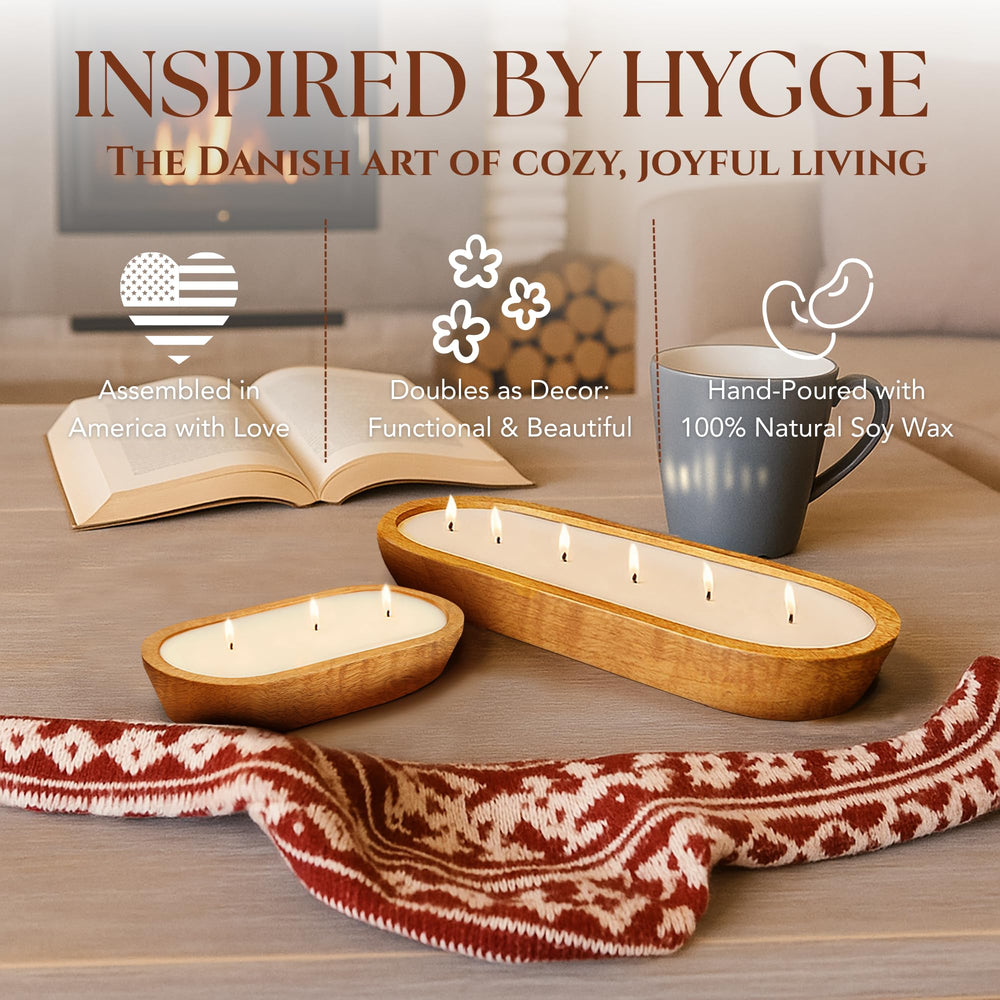 Dough Bowl Candle Co. mango wood dough bowl highlighting sustainable design and warmth