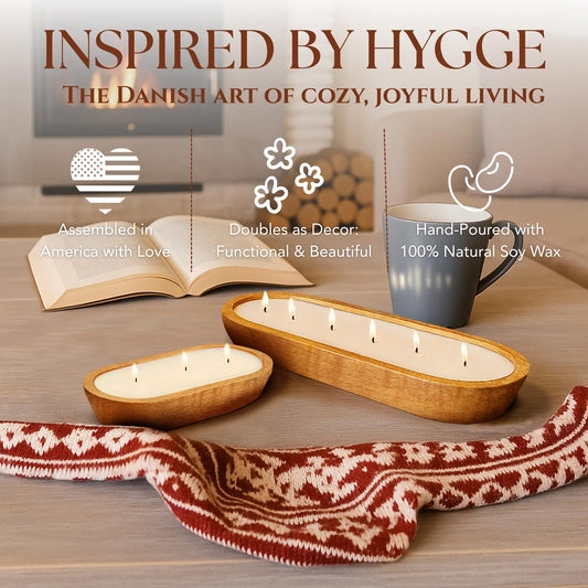 Dough Bowl Candle Co. mango wood dough bowl highlighting sustainable design and warmth