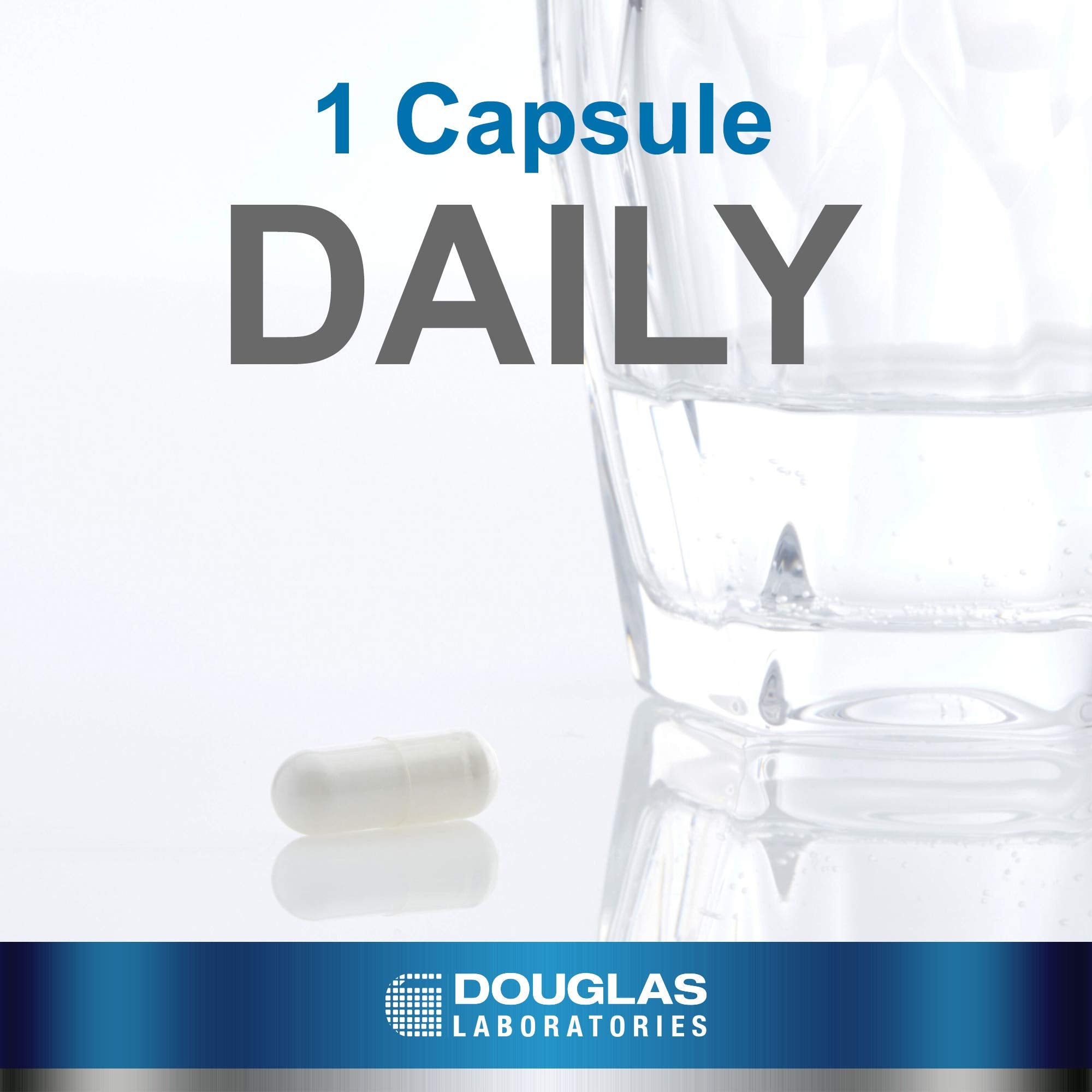 Douglas Laboratories Acetyl L-Carnitine 500 mg capsules close-up for daily brain support.