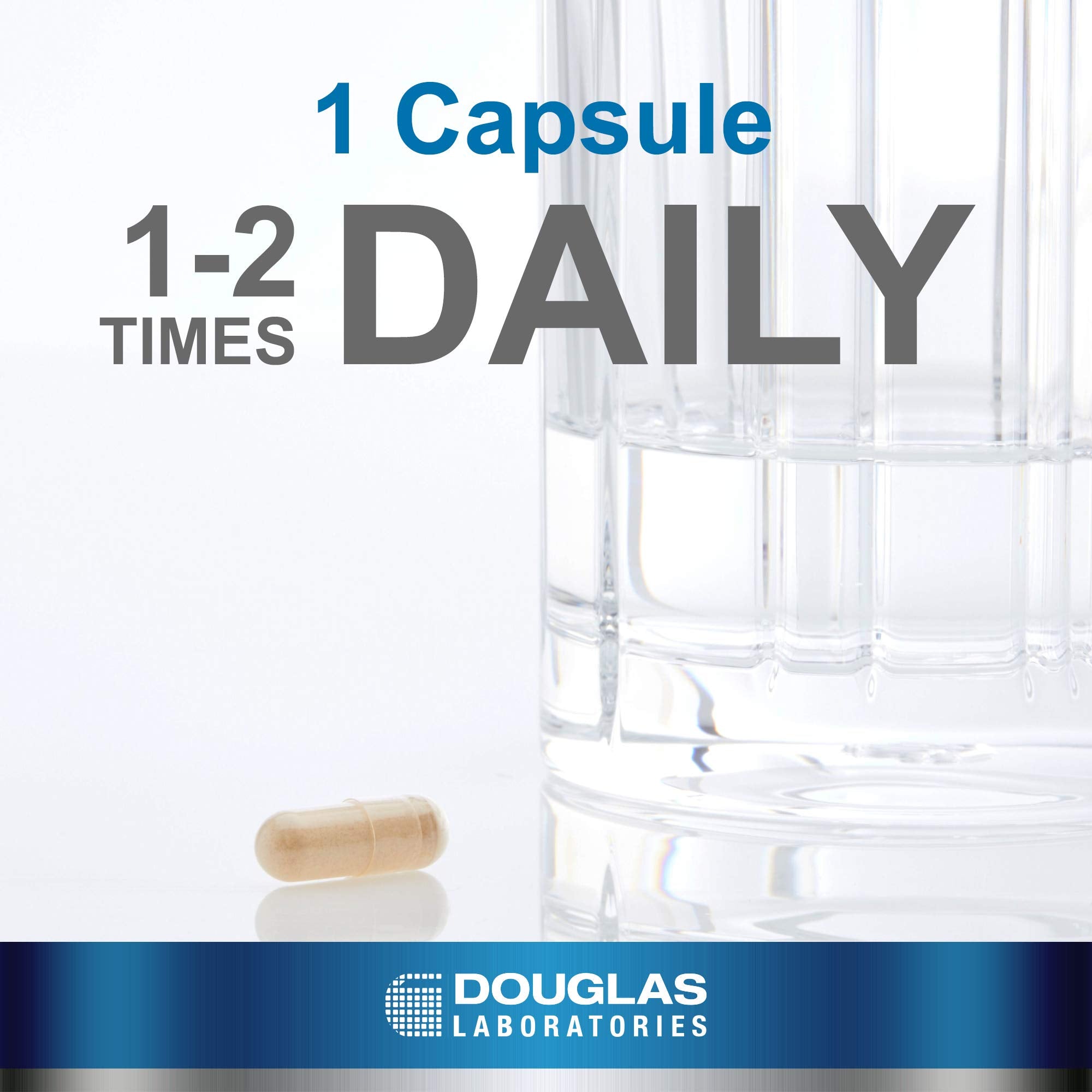 Douglas Laboratories B-Complex Metafolin capsules close-up, vegetarian capsules for daily use