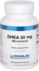 Douglas Laboratories DHEA 50 mg bottle front label for hormone balance and immune support