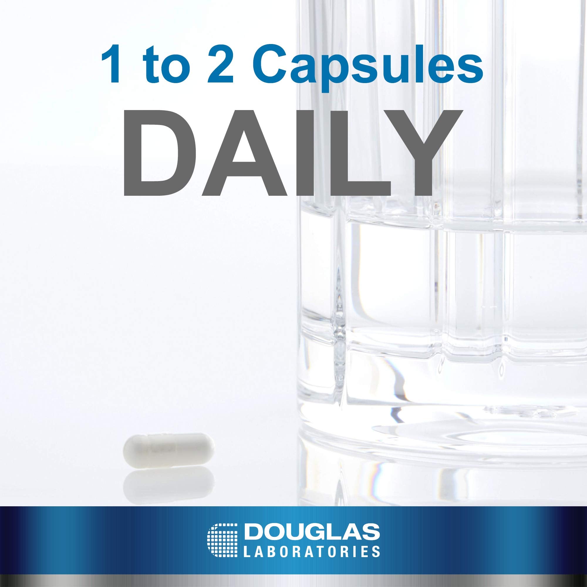 Douglas Laboratories DHEA 50 mg packaging box emphasizes non-GMO and vegetarian ingredients