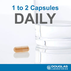 Douglas Laboratories DIM Enhanced pill closeup showing vegetarian capsules