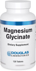 Douglas Laboratories magnesium glycinate bottle front showing heart and bone support.