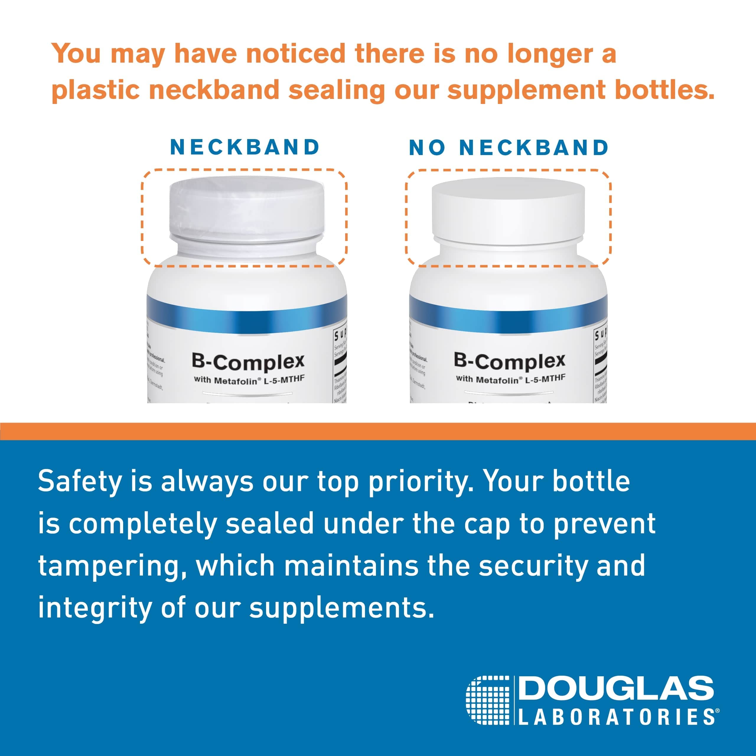 Douglas Laboratories magnesium glycinate capsules close-up for easy swallowing.