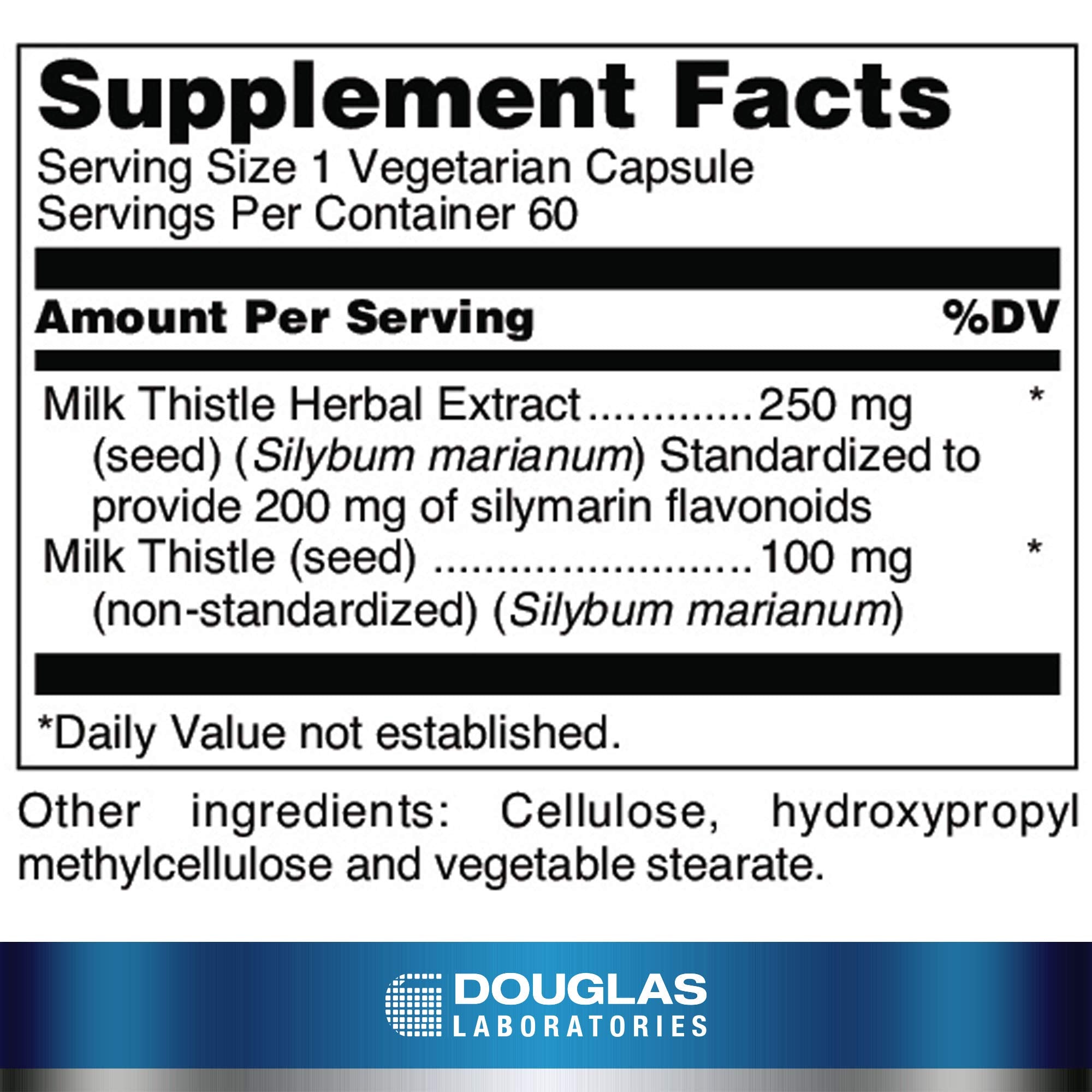 Milk Thistle Max-V capsules close-up highlighting standardized extract