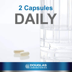 Douglas Laboratories Multi-Probiotic 40 Billion label close-up emphasizing 16 strains and shelf-stable formula.