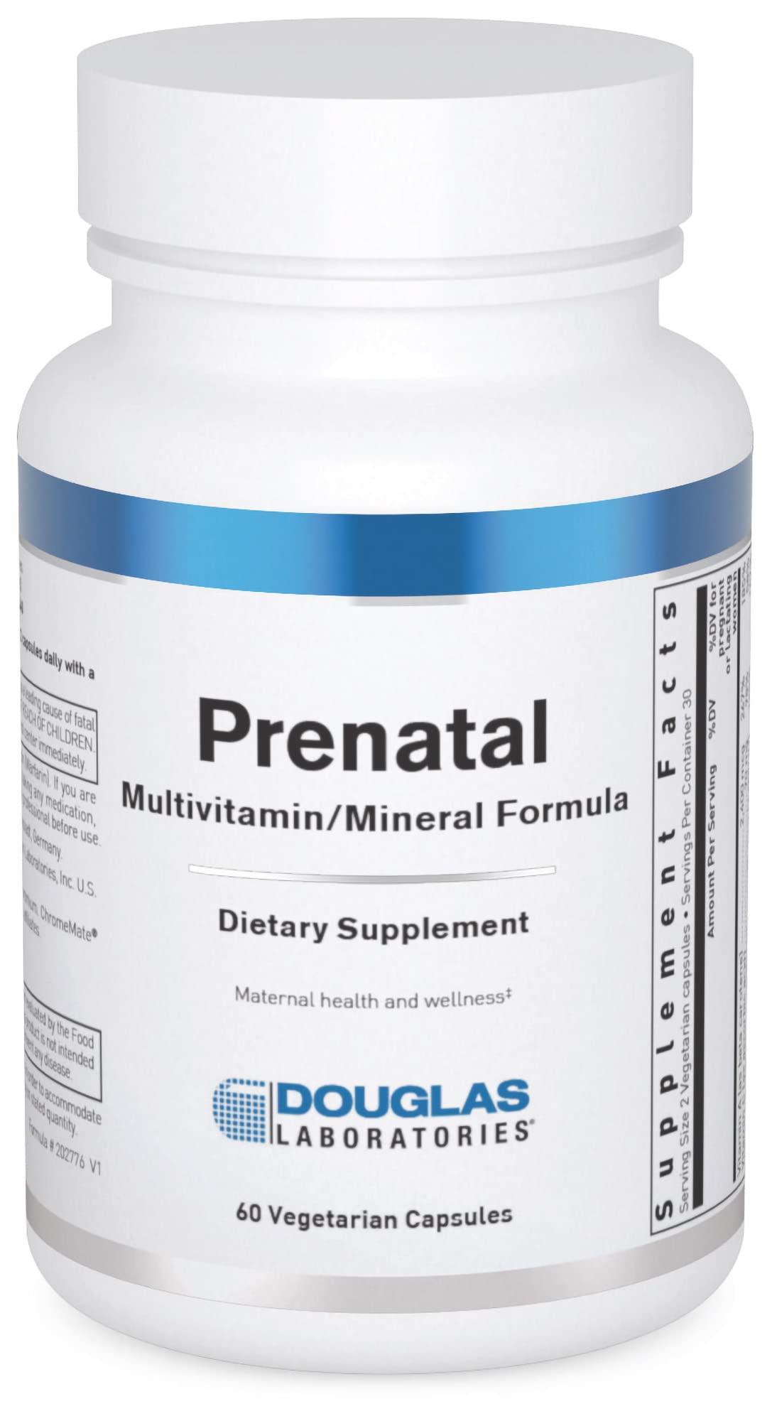 Douglas Laboratories Prenatal multivitamin bottle for daily pregnancy nutrition