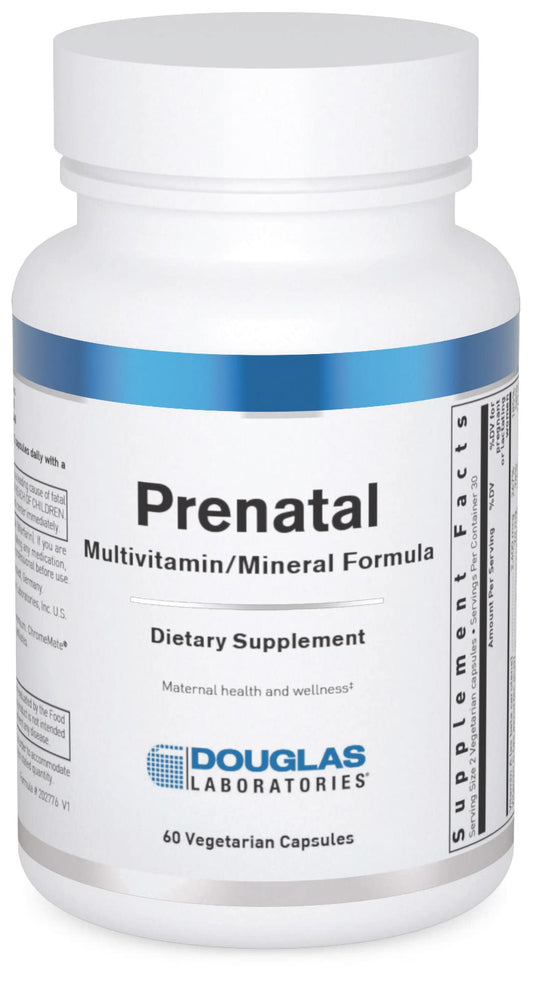 Douglas Laboratories Prenatal multivitamin bottle for daily pregnancy nutrition