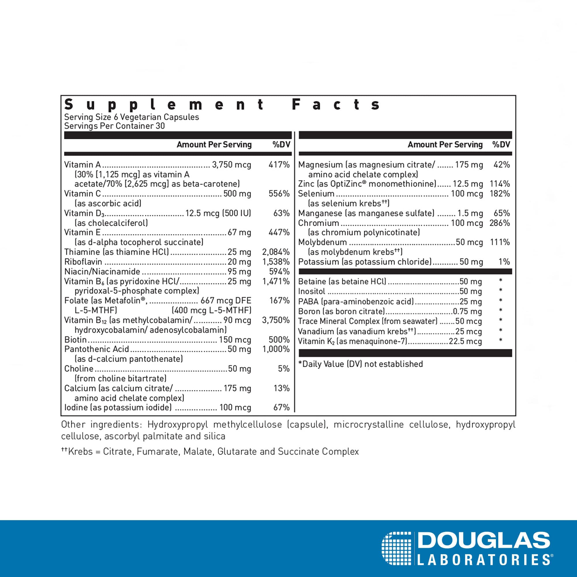 Ultra Preventive III capsules close-up highlighting bioavailable nutrients