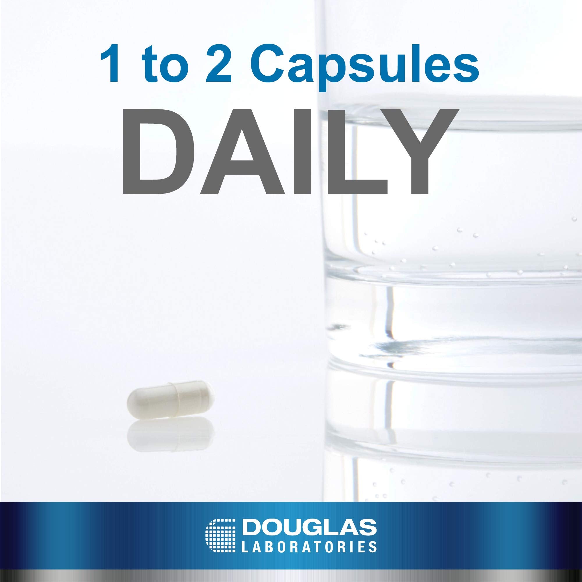 Back label shows ingredients for informed use on Douglas Laboratories 5-HTP.