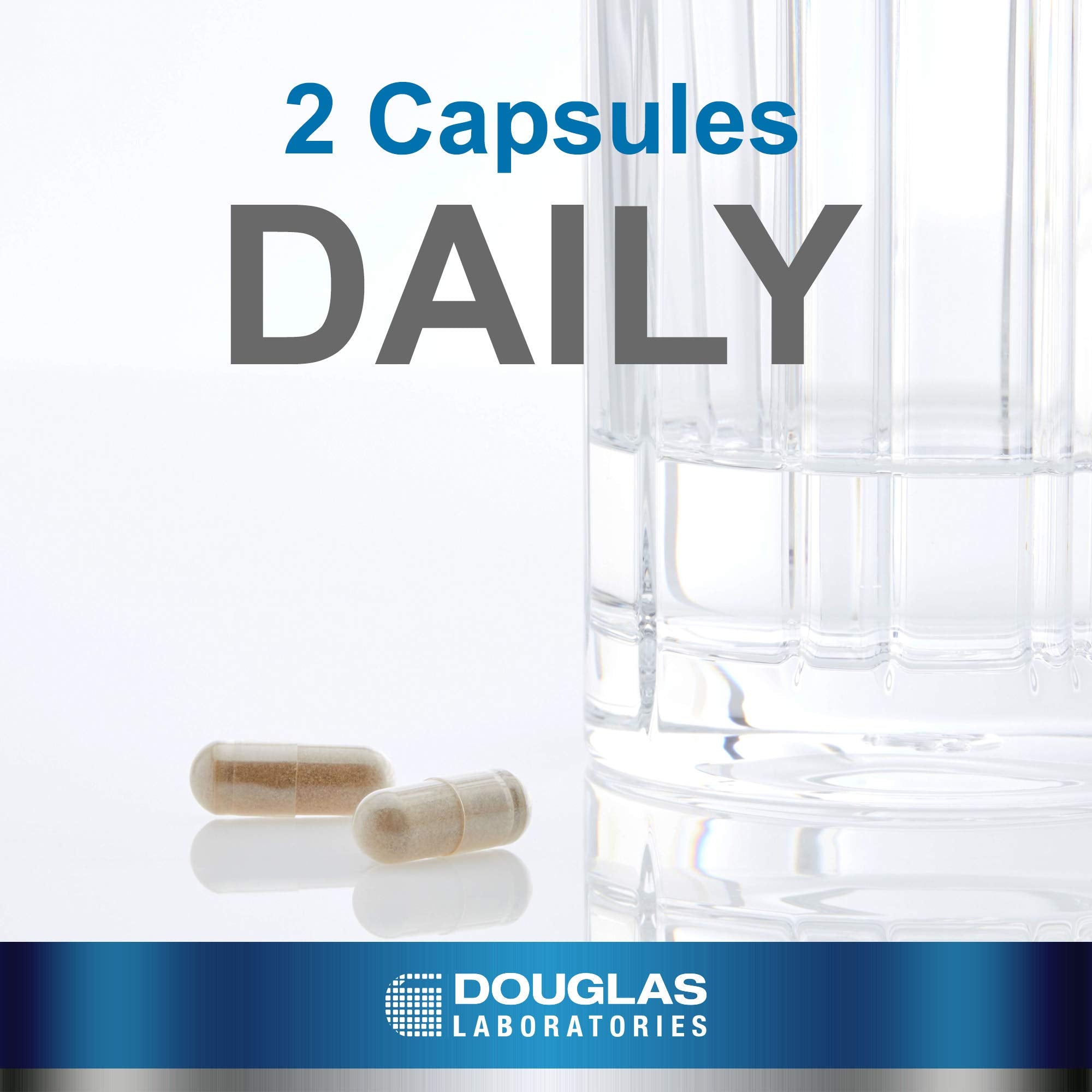 Douglas Laboratories AdrenoMend Ashwagandha and Bacopa ingredients close-up for cognitive balance.