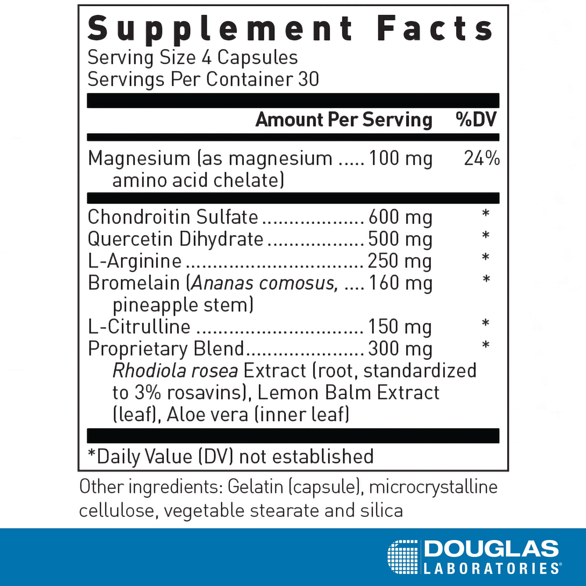 Douglas Laboratories Cysto Renew label close-up highlights ingredients and benefits.