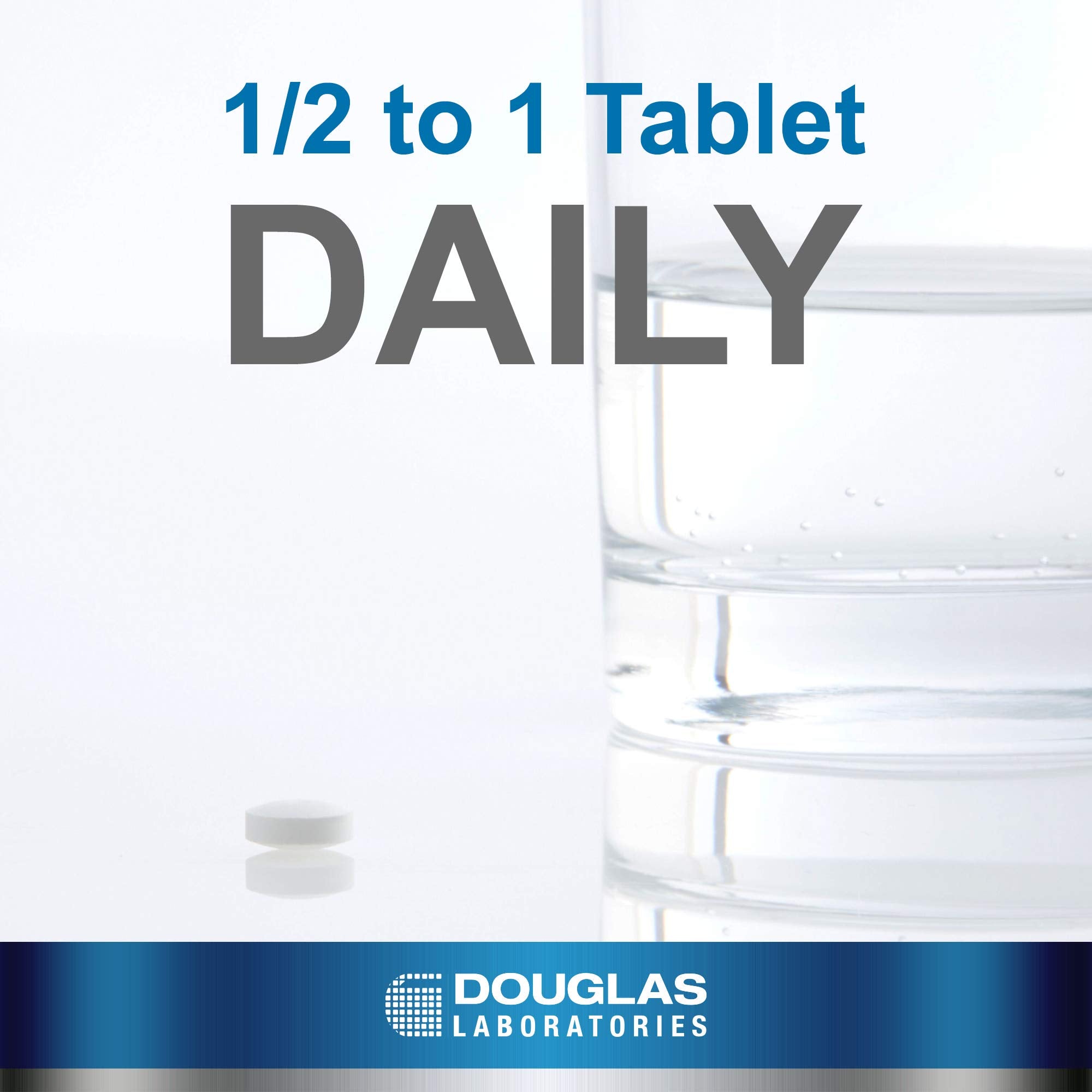 Douglas Laboratories DHEA 25 mg bottle label, clear dosage and benefits for informed use.