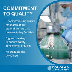Douglas Laboratories E-400 bottle on counter for home use in a daily routine.