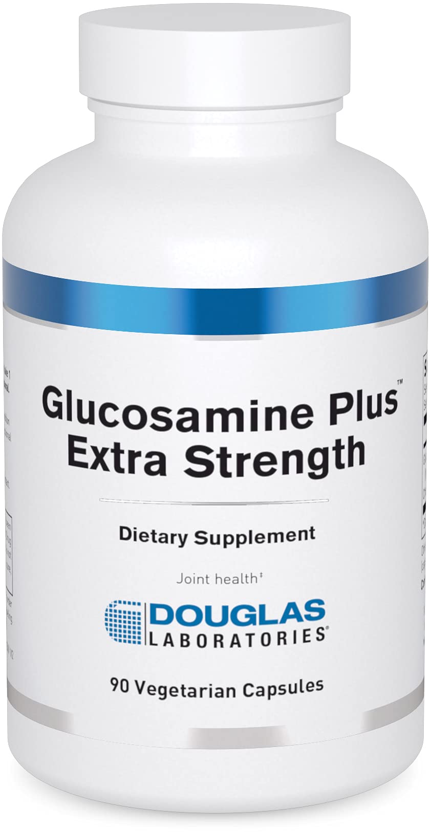 Douglas Laboratories Glucosamine Plus Extra Strength bottle front showing joint support features