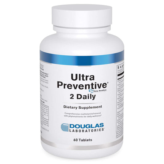 Douglas Laboratories Ultra Preventive 2 Daily bottle front view supports daily energy and wellness.