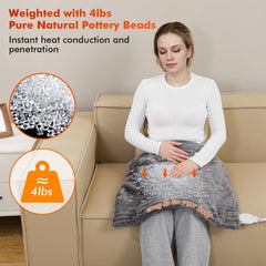 Dowin three heat levels and three vibration modes offer customizable comfort.
