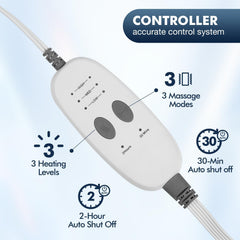 Dowin pad offers three heat levels and three vibration modes.