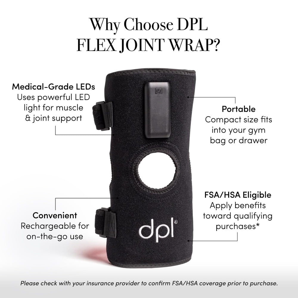 dpl Flex Joint Wrap ankle-friendly design encourages local circulation after activity