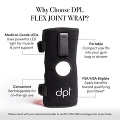 dpl Flex Joint Wrap ankle-friendly design encourages local circulation after activity