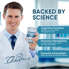 Clear water with DQQI tablets ready to drink after stirring