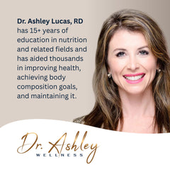 Dr. Ashley Wellness Electrolyte Plus Strawberry Paradise stirring highlights flavorful, sugar-free hydration