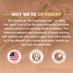 Korean red ginseng and trace minerals featured in Dr. Berg vitamins
