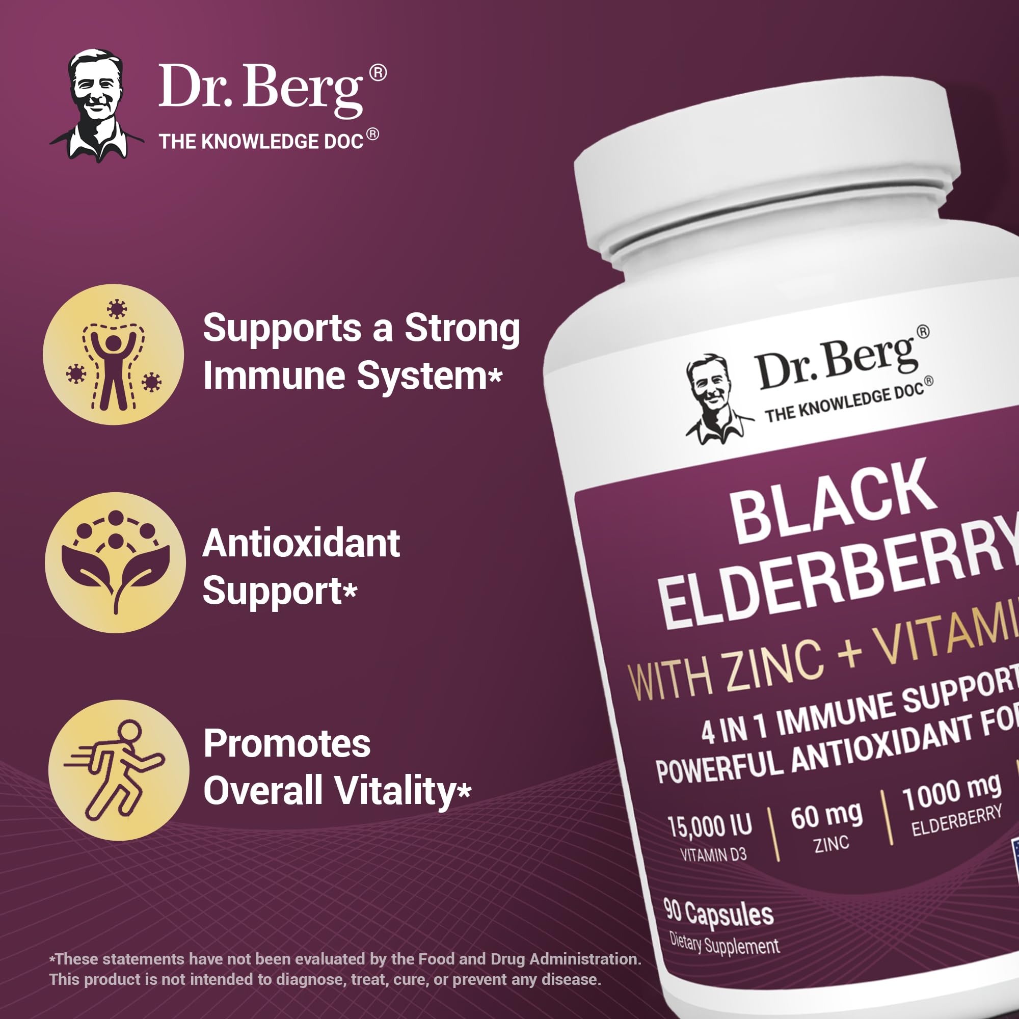 Dr. Berg Camu Camu 90 mg powder tub showing natural vitamin C source.