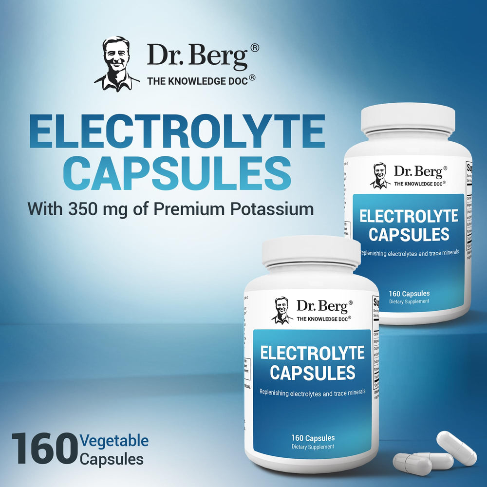 Dr. Berg Electrolyte Capsules GMP-certified manufacturing seal