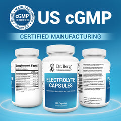 Dr. Berg Electrolyte Capsules premium ingredients emphasis