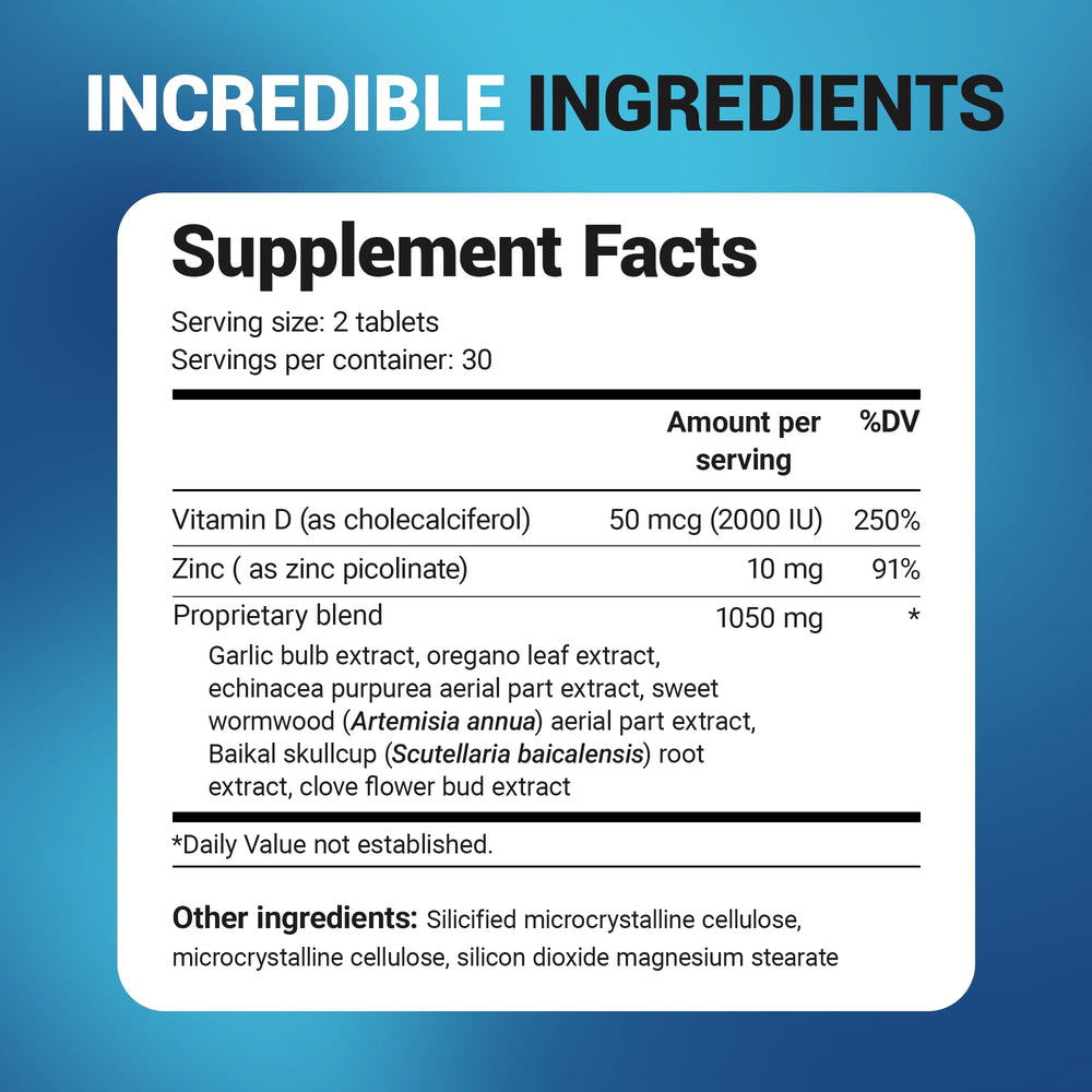 Dr. Berg Emergency Immune Support packaging box on a clean surface