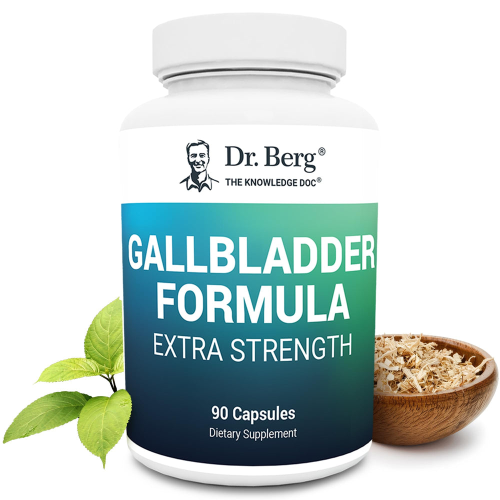Dr. Berg Gallbladder Formula bottle with ox bile powder for digestive support