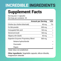 Unique proprietary enzyme blend inside Dr. Berg Gallbladder Formula