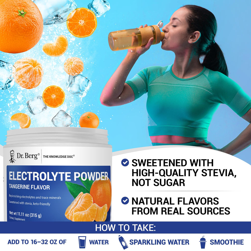 Keto-friendly, sugar-free electrolyte powder without gluten.