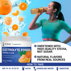 Keto-friendly, sugar-free electrolyte powder without gluten.